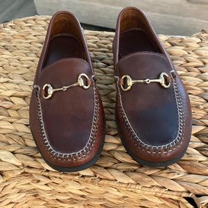Mens brown loafer’s size 9 W